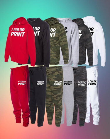 48 1-Color Print Jogger Sets - Constantly Create Shop